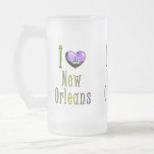 Paarse Mardi Gras JS Matglas Bierpul (Links)