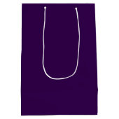 Paarse Mardi Gras-masker Medium Cadeauzakje (Achterkant)