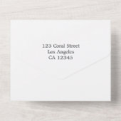 Paarse Mardi Gras-verjaardagsfeestje alles erin All In One Uitnodiging (Achterkant)