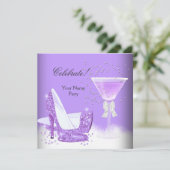 Paarse Margaritageneerdeschoenen voor elke gelegen Kaart (Staand voorkant)