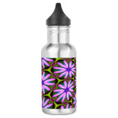 Paarse Margueritepatronen Waterfles (Links)