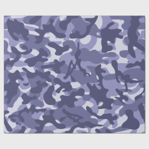 Paarse Marine Camouflage  Cadeaupapier