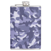 Paarse Marine Camouflage Heupfles (Voorkant)