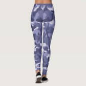 Paarse Marine Camouflage Leggings (Achterkant)