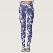 Paarse Marine Camouflage Leggings (Voorkant)