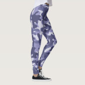 Paarse Marine Camouflage Leggings (Rechts)