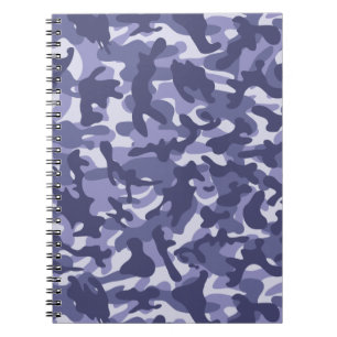 Paarse Marine Camouflage  Notitieboek