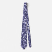 Paarse Marine Camouflage   Stropdas (Voorkant)