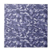 Paarse Marine Camouflage Tegeltje (Voorkant)