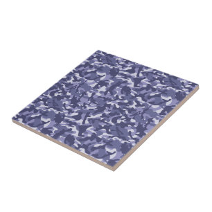 Paarse Marine Camouflage Tegeltje