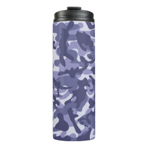 Paarse Marine Camouflage   Thermosbeker