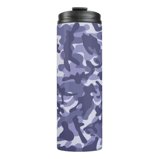 Paarse Marine Camouflage Thermosbeker (Voorkant)