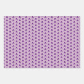 Paarse Marker Iris Illustration Wrapping Sheets Inpakpapier Vel (Voorkant 3)