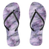 Paarse Marmer Abstract Teenslippers (Voetbed)