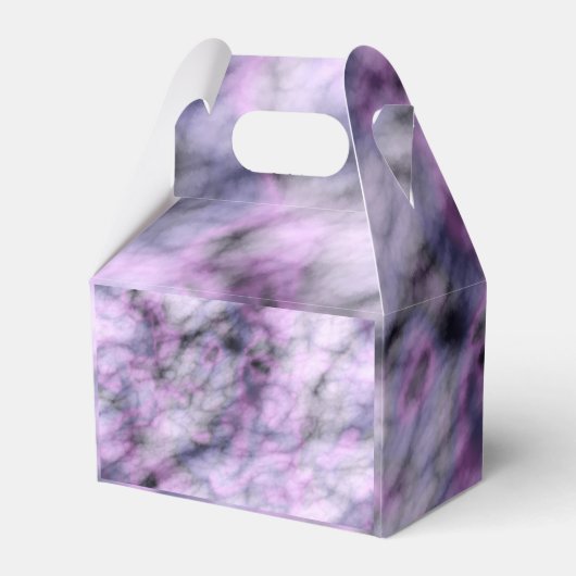 Paarse marmer bedankdoosjes (Achterkant)