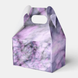 Paarse marmer bedankdoosjes