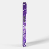 Paarse marmer Case-Mate iPhone case (Achterkant / Rechts)