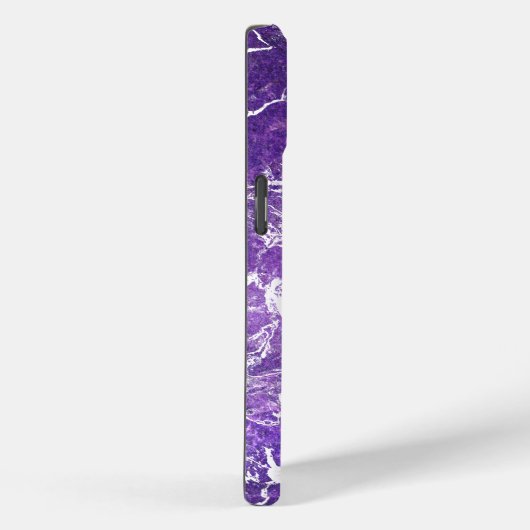 Paarse marmer Case-Mate iPhone case (Achterkant / Rechts)