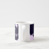 Paarse marmer espresso kop (Achterkant)