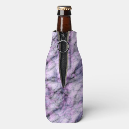 Paarse marmer flesjeskoeler (Fles Achterkant)