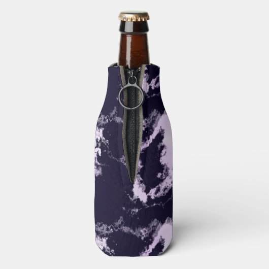 Paarse marmer flesjeskoeler (Fles Achterkant)