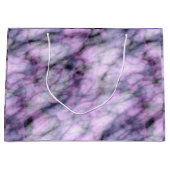 Paarse marmer groot cadeauzakje (Voorkant)