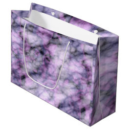 Paarse marmer groot cadeauzakje