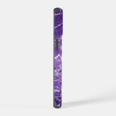 Paarse marmer iPhone 15 case (Rechterkant)