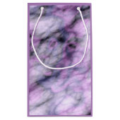 Paarse marmer klein cadeauzakje (Achterkant)