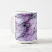Paarse marmer koffiemok (Voorkant links)