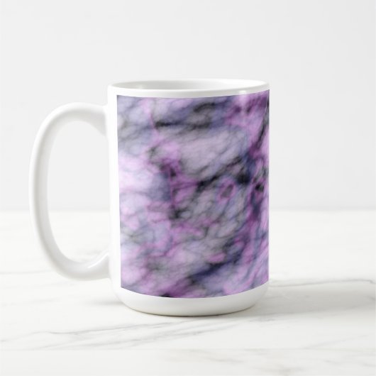 Paarse marmer koffiemok (Links)