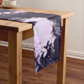 Paarse marmer lange tafelloper (Voorbeeld)