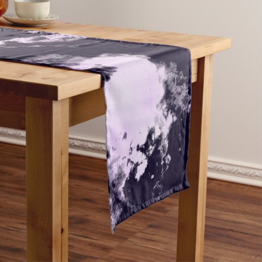 Paarse marmer lange tafelloper (Voorbeeld)