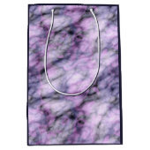 Paarse marmer medium cadeauzakje (Voorkant)
