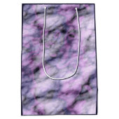 Paarse marmer medium cadeauzakje (Achterkant)