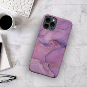 Paarse marmer Print Case-Mate iPhone Case