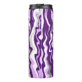 Paarse marmer-tapijtschelp thermosbeker (Achterkant)