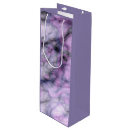 Paarse marmer wijn cadeautas