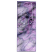 Paarse marmer wijn cadeautas (Voorkant)