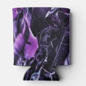 Paarse Marmeren Elegante Bachelorette-feest Aangep Blikjeskoeler (Achterkant)