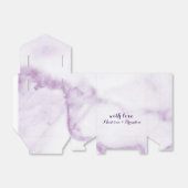 Paarse marmeren geschenkdoos bedankdoosjes (Uitgevouwen)