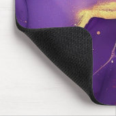 Paarse Marmeren Melkweg Muismat (Hoek)