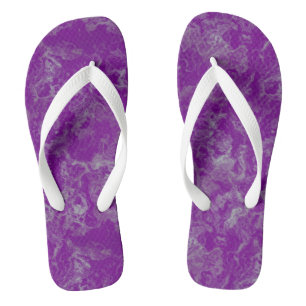 paarse Marmeren Swirl Abstract Teenslippers