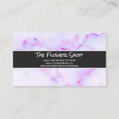 Paarse marmeren textuur achtergrond visitekaartje (Achterkant)