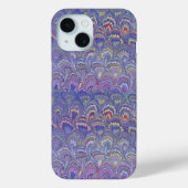 Paarse marmering Case-Mate iPhone case (Achterkant)