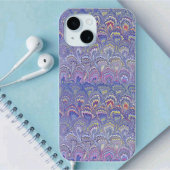 Paarse marmering Case-Mate iPhone case