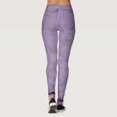  paarse marmermeisjes lavender leggings (Achterkant)