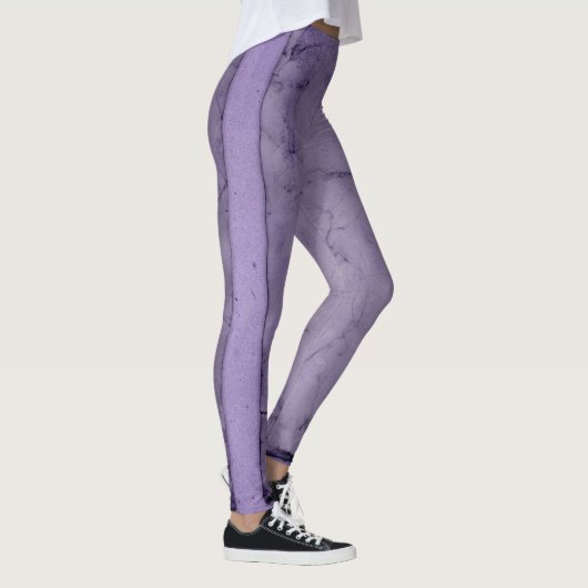  paarse marmermeisjes lavender leggings (Rechts)