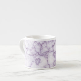 Paarse marmerpatroon espresso kop