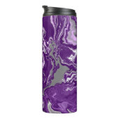 Paarse marmervochtige kunst thermosbeker (Geroteerd rechts)